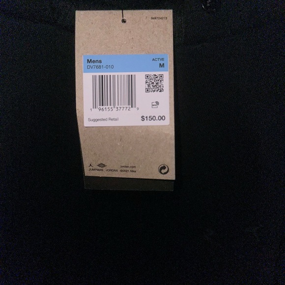 Nike Air Jordan 23 Engineered Black Heavyweight Fleece Pullover Hoodie (M) NWT - Picture 7 of 9